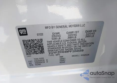 2023 Cadillac Xt4 Awd Sport from USA, damaged, VIN 1GYFZFR49PF104559